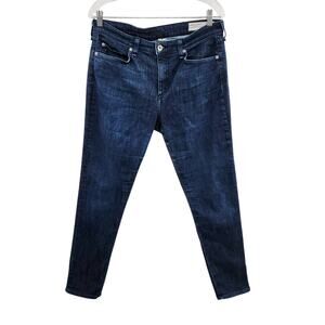 rag & bone Cate Mid-Rise Ankle Skinny Blue Denim Jeans Size 30 Made in USA
